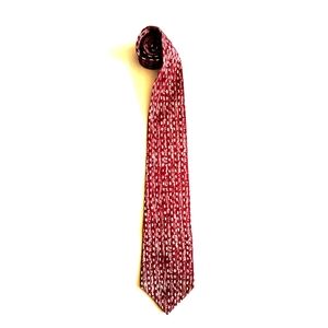Perry Ellis Men's Red Silk Tie